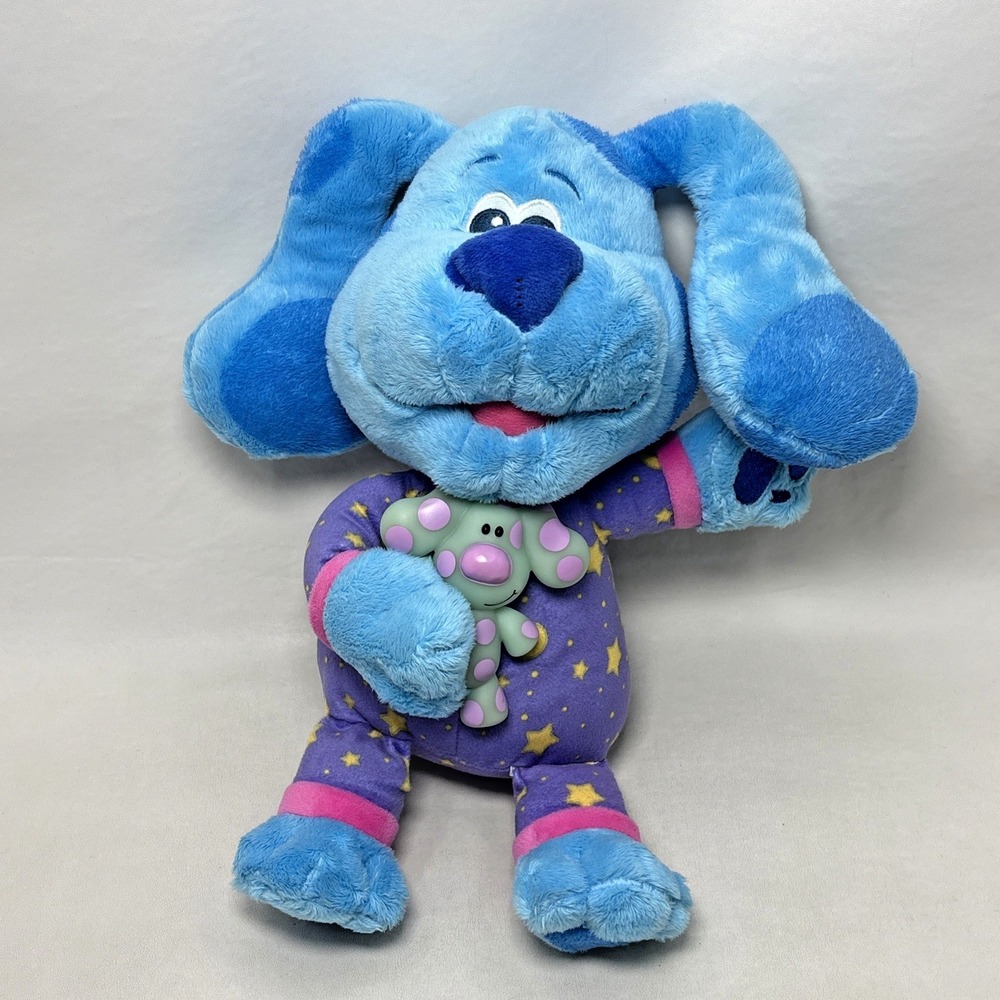 Blue's Clues Talking Singing Plush 12" Pajamas Bedtime Blue  Animated‎ Toy 2020